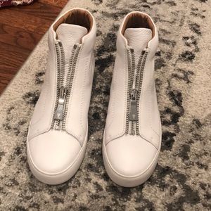 Frye Lena Zip High Top Sneaker
